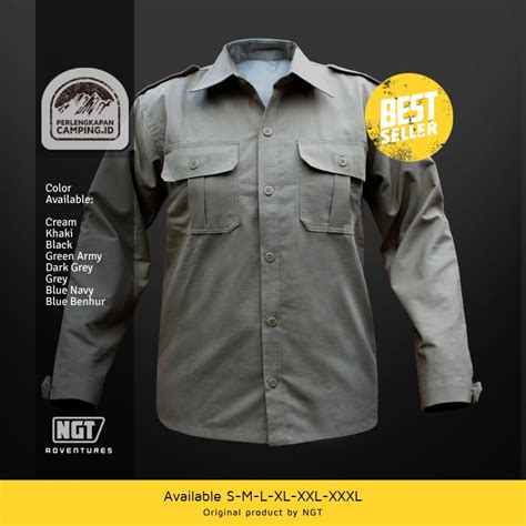 Jual Kemeja Lapangan Kemeja Pdl Kemeja Outdoor Baju Lapangan