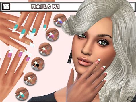 Sims Cc S The Best Nails By Martyp Sims Sims Nails Sims