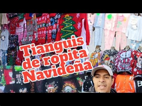 Tianguis navideño de Ropa junto al sonora pijamas navideñas suéter