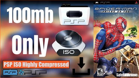 Spider Man Friend Or Foe PSP ISO Highly Compressed 100mb Marvel Comic