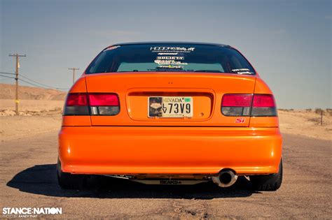 Honda Civic Ek Coupe Slammed