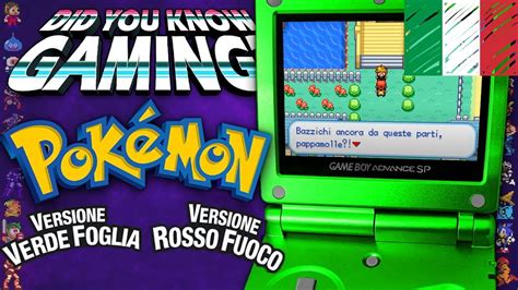 Pokemon Rosso Fuoco E Verde Foglia Did You Know Gaming ITA Dacher