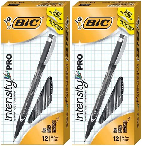 Amazon BIC Mark It Permanent Marker Fine Point 2 Count Black