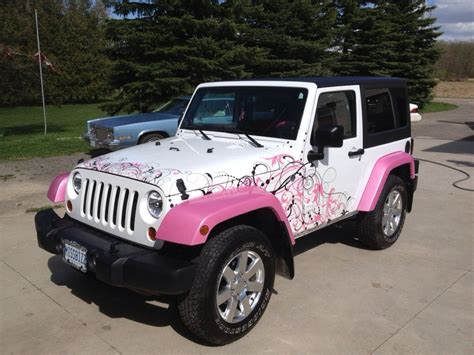 Pink Jeep Wrangler Accessories