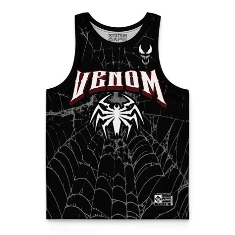 Venom Marvel Basketball Jersey - Otaku Treasure