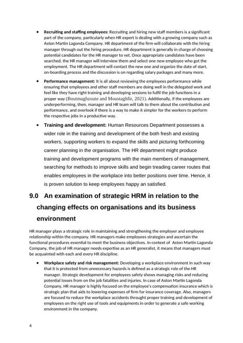 Unit 3 Human Resource Management The Role Of Hrm And Organisational