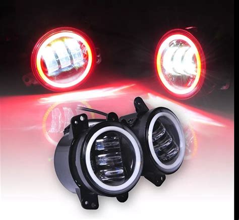 Faros Led Nieblas Aro Led Rojo Ford Ranger 2013 Al 2021 SCUDERIA