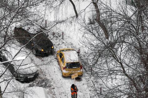 Car Accident on a Slippery Road Stock Image - Image of slippery, surface: 238536879