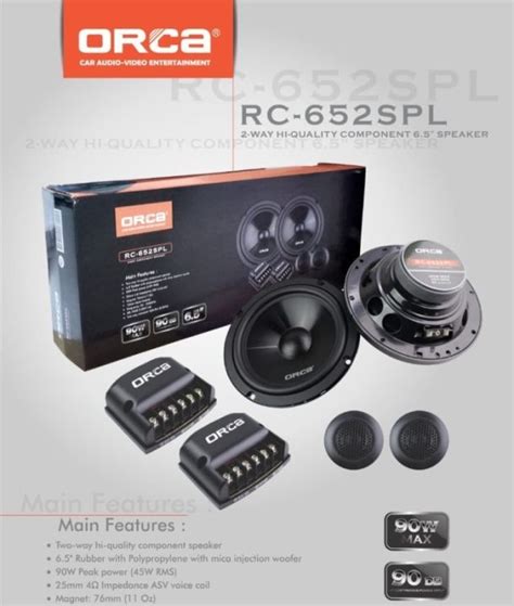 Speaker Split 2 Way Speaker Pintu Orca Rc 652 Spl Lazada Indonesia