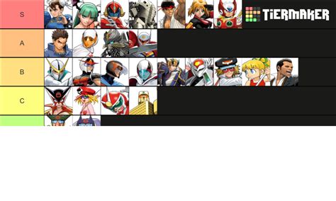 Tatsunoko vs. Capcom: UAS Tier List (Community Rankings) - TierMaker