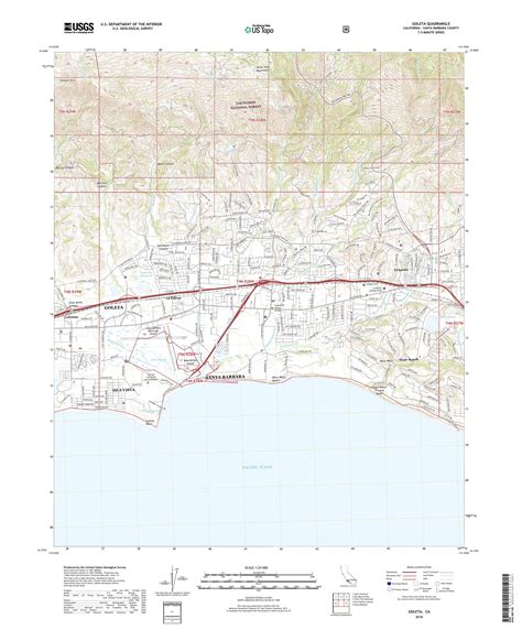 Mytopo Goleta California Usgs Quad Topo Map