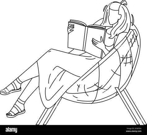 Line Drawing Sketch Seated Woman Stock Vector Images Alamy