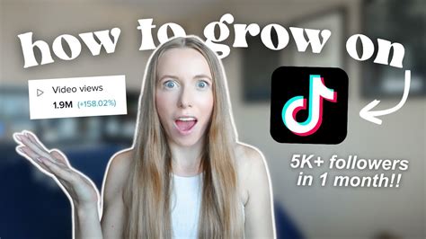 How To Grow On Tiktok In 2021 How I Gained 5k Followers In 1 Month