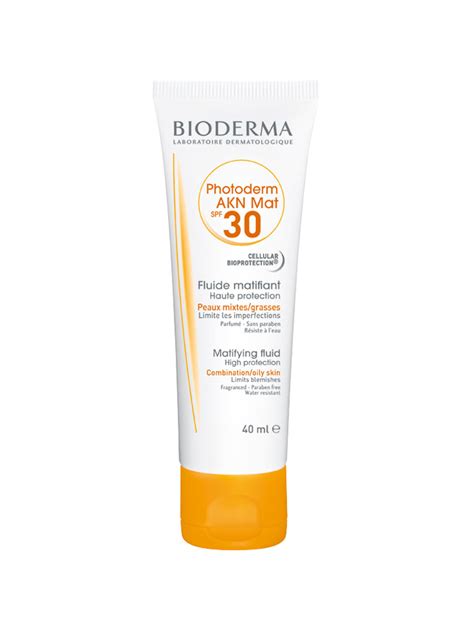 Bioderma Photoderm Akn Mat Spf 30 Fluide Matifiant 40ml Prix Bas Ici