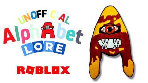 Cómo DIBUJAR la LETRA de ALPHABET LORE ROBLOX How to DRAW the