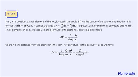 Solved A Thin Insulating Rod Is Bent Into A Semicircular Arc Of Radius