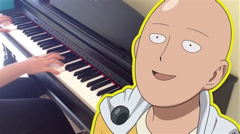 One Punch Man OP The Hero Goku Anime Piano YouTube