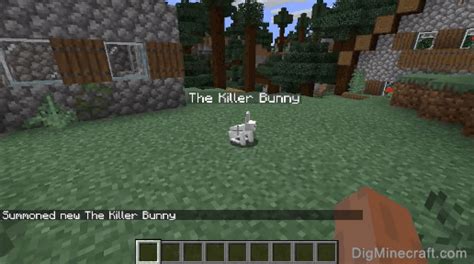 How to Summon the Killer Bunny in Minecraft