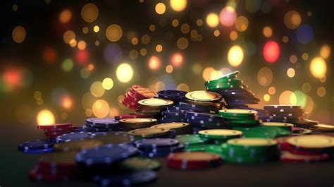 Premium AI Image | Casino chips background