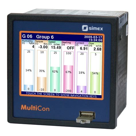 Indicador Y Controlador De Temperatura Multicon Cmc Simex Sp Z