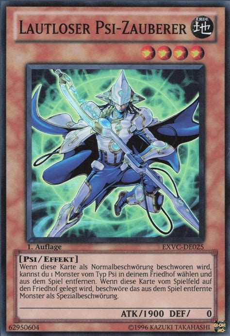 Recollectibles Sammelkarte Yugioh Karte Lautloser Psi Zauberer Deutsch