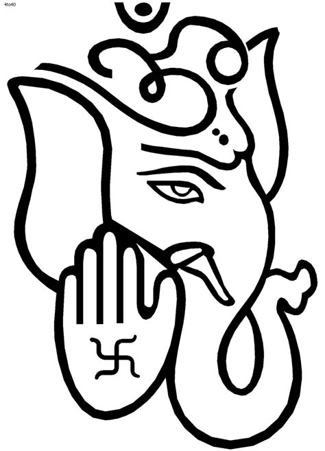 22+ Ganesh Drawings - C... Sri Ganesh Clipart | ClipartLook