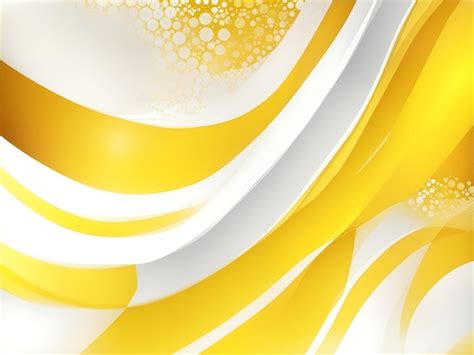 Premium AI Image | Abstract background yellow and white waves abstract ...