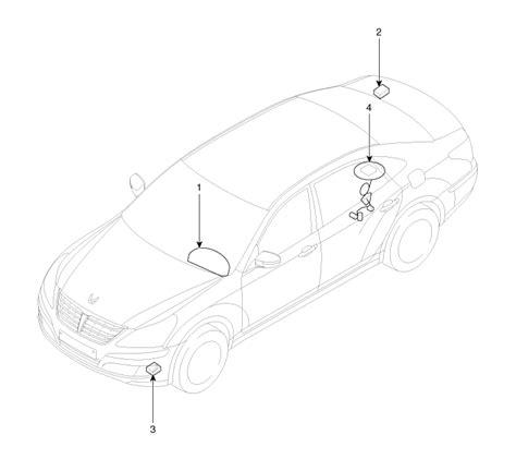 Hyundai Equus Components And Components Location Indicators And