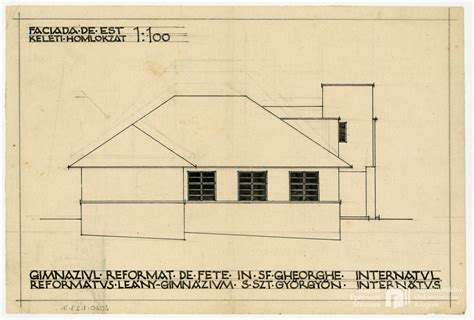 Keleti homlokzat Kós Károly Virtuális Archívum