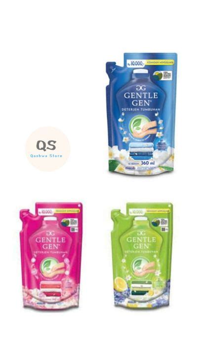 Gentle Gen 360 Ml Deterjen Cair Konsentrat Pouch Kemasan 10 000