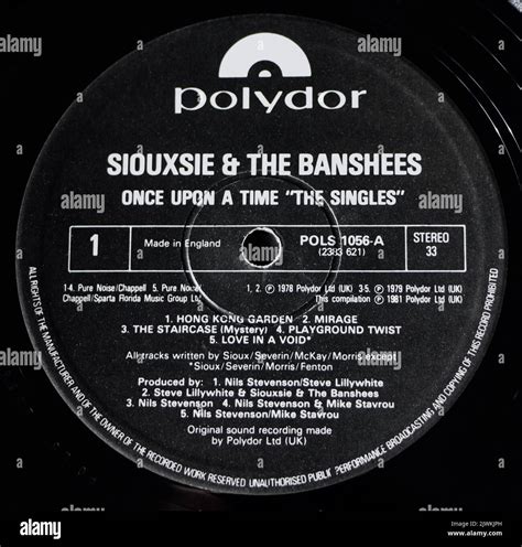 Siouxsie And The Banshees Once Upon A Time