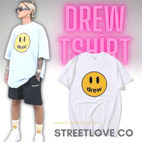 Drew House Oversize Tshirt Drew House Merch Drew Tee Etsy