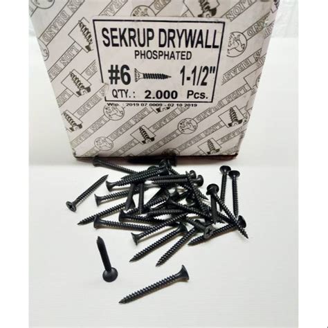 Jual Skrup Gypsum Drywall Screw Sekrup Gipsum Aneka Ukuran Isi 100 Pcs