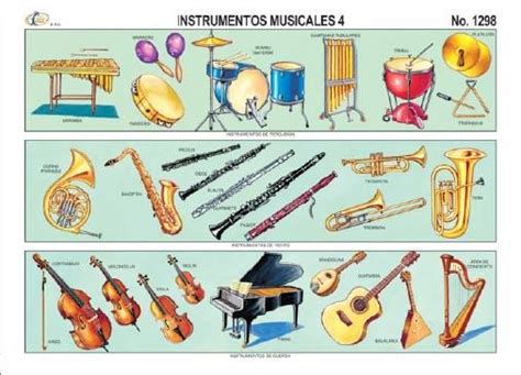 Ense Anza Sobre Los Diferentes Instrumentos Musicales Musicales