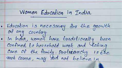 Women Education In India Essay Essay On Women Education In India For