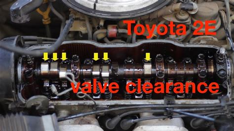 How To Adjust Valve Clearance On A Toyota 2E 12V Motor YouTube