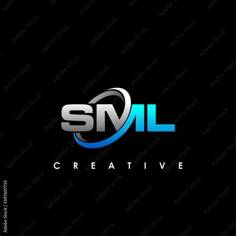 SML Letter Initial Logo Design Template Vector Illustration Stock ...