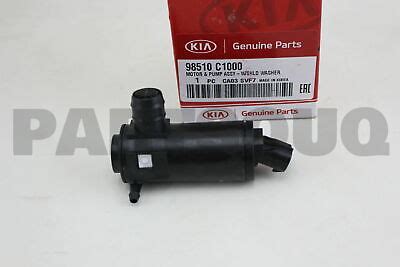 98510C1000 Genuine Hyundai KIA MOTOR PUMP ASSY W SHLD WASHE EBay