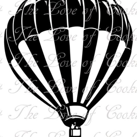 Hot Air Balloon Stencil Etsy
