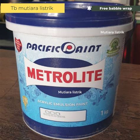 Jual Metrolite Kg Cat Tembok Metrolite Acrylic Kg Putih Kebiruan