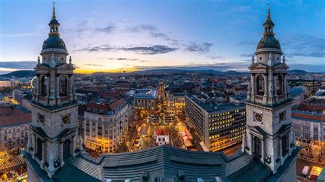 Weihnachtsmarkt St Stephans Basilika Budapest Ungarn Bing Gallery