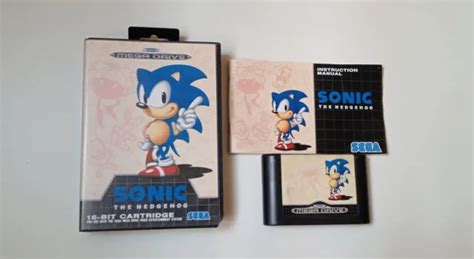 Sonic The Hedgehog Consola Sega Mega Drive Completo Eur