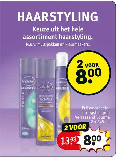 Andr Lon Droogshampoo Verrassend Volume Aanbieding Bij Kruidvat