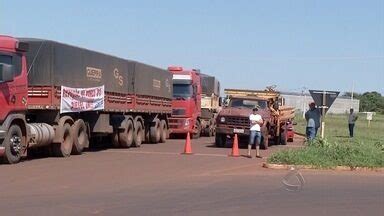 MSTV 2ª Edição Campo Grande Caminhoneiros bloqueiam rodovias de MS