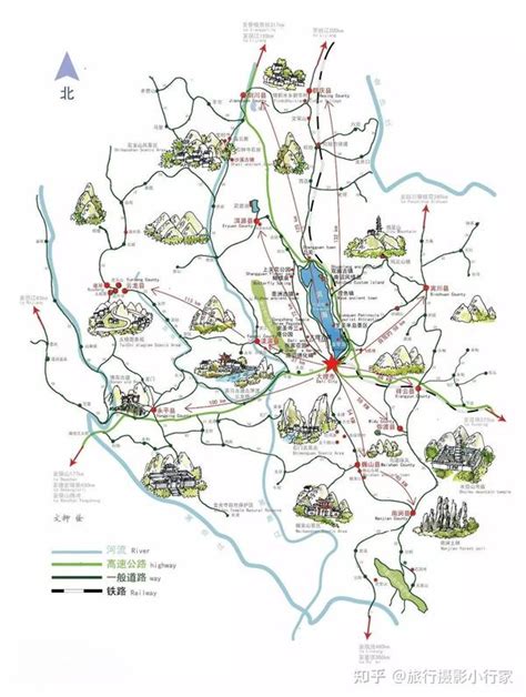 大理旅游攻略景点地图游玩路线大理美食 知乎