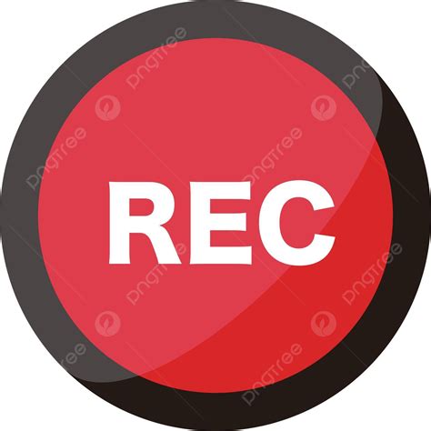 Recording Button Red Icon Vector Report Red Live Streaming Vector