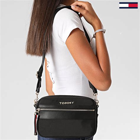 Tommy Hilfiger Sac A Main Femme Nylon Crossover 8510 Noir