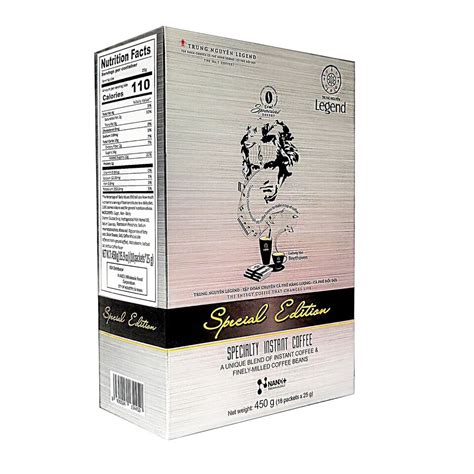 Trung Nguyen Legend Special Edition Instant Coffee 1 Box Of 18 Sticks