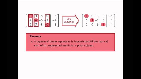 Pivot Positions And Pivot Columns Youtube