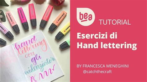 Esercizi Facili Di Hand Lettering Youtube